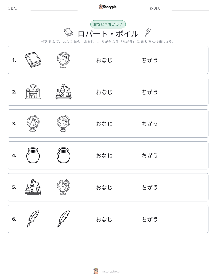 同じか違うか