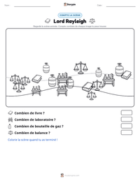 Aperçu de la feuille de travail imprimable Lord Rayleigh