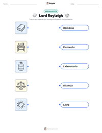 Anteprima della scheda stampabile di Lord Rayleigh