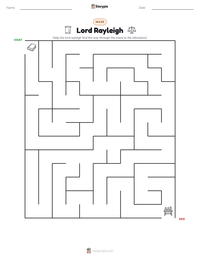 Lord Rayleigh printable worksheet preview
