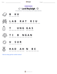Prabaca lembar kerja cetak Lord Rayleigh