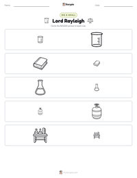 Lord Rayleigh printable worksheet preview