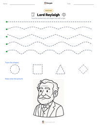 Lord Rayleigh printable worksheet preview