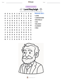 Aperçu de la feuille de travail imprimable Lord Rayleigh