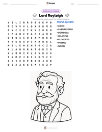 Anteprima della scheda stampabile di Lord Rayleigh
