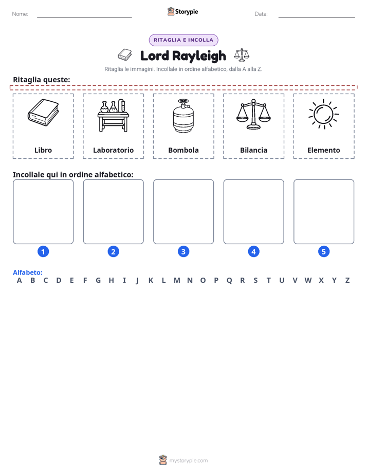 Taglia & Incolla Alfabeto