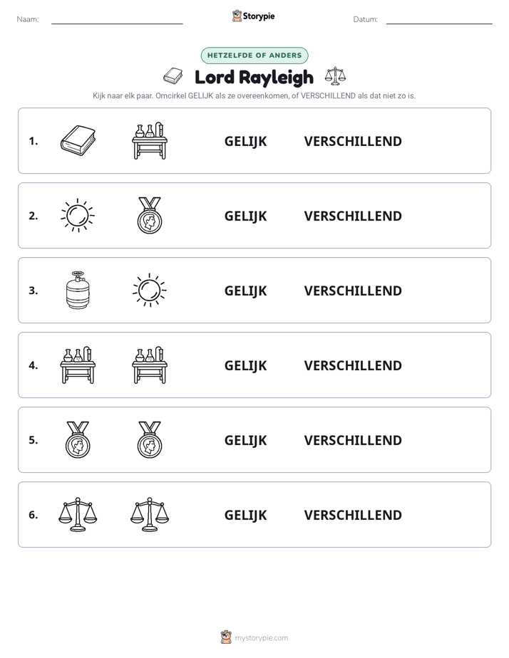 Zelfde of Verschillend