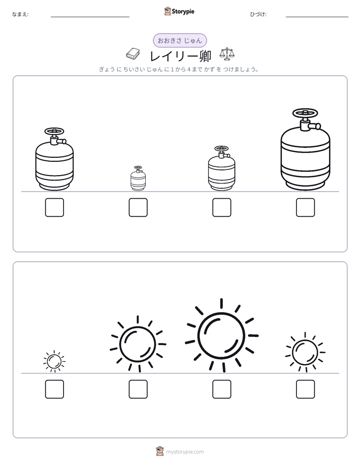 サイズ順
