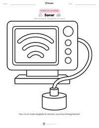 Anteprima della scheda stampabile di Sonar