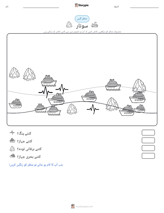 گنتی کا منظر