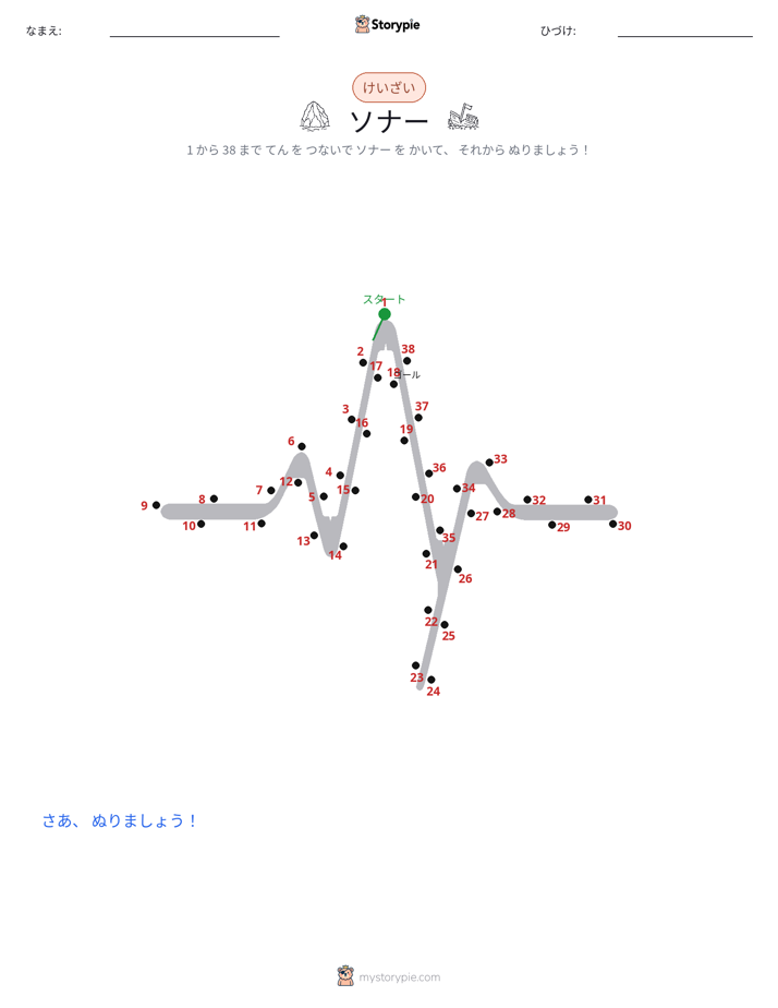 点つなぎ