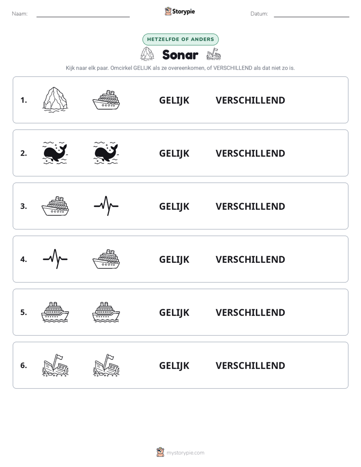 Zelfde of Verschillend