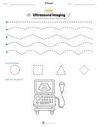 Ultrasound Imaging printable worksheet preview