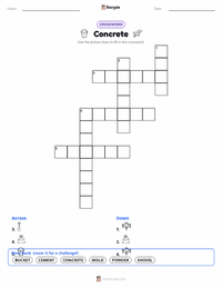 Concrete printable worksheet preview