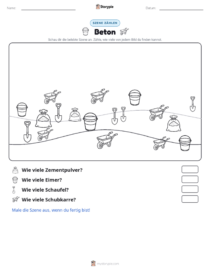 Zähl-Szene