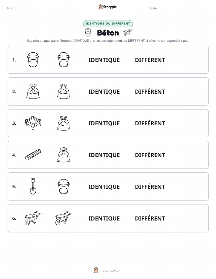Identique ou Différent