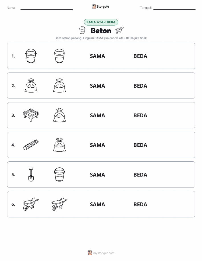 Sama atau Berbeda