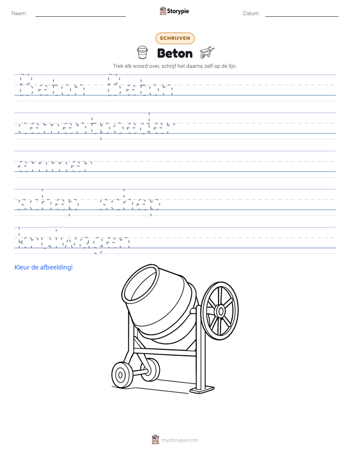 Schrijf Oefening