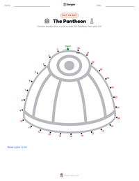 The Pantheon printable worksheet preview