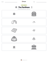 The Pantheon printable worksheet preview