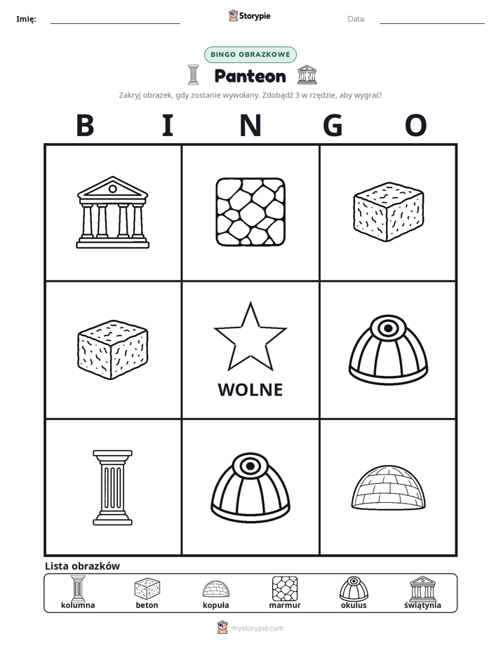 Bingo obrazkowe
