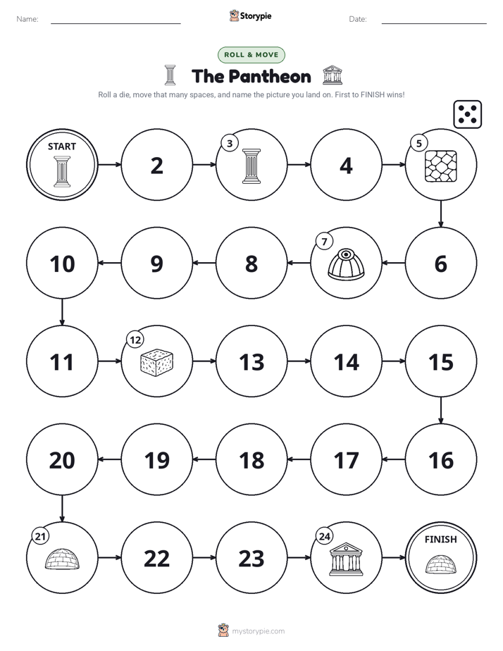 Roll & Move Game