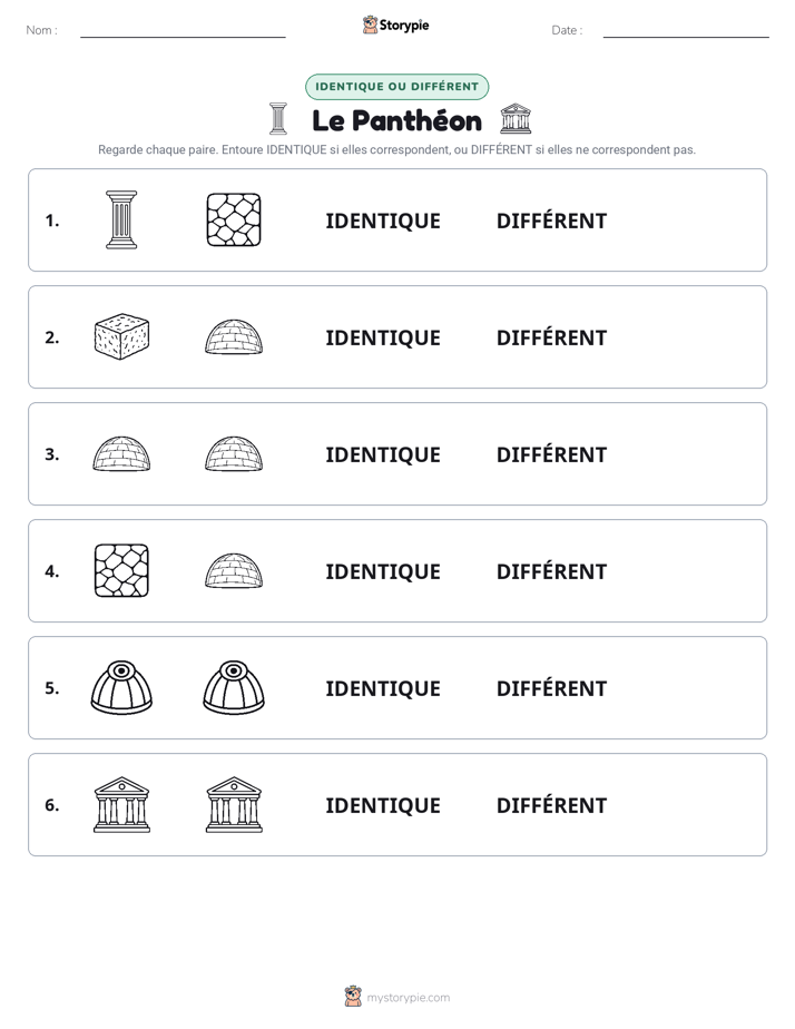 Identique ou Différent
