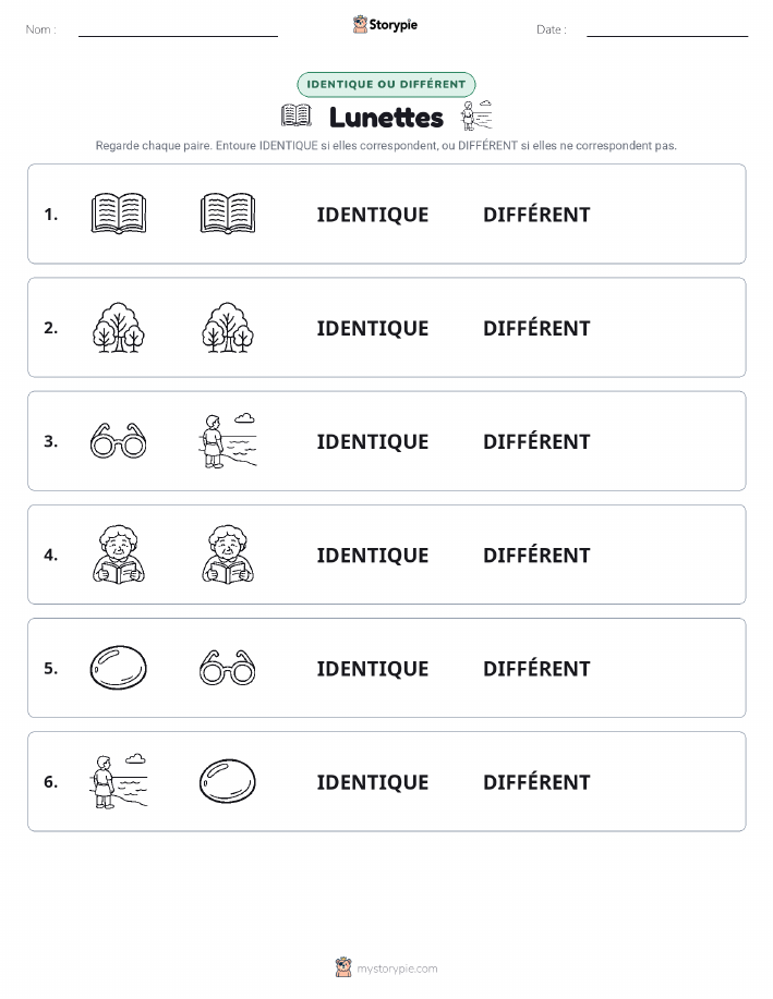 Identique ou Différent