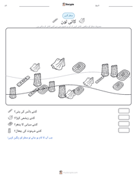 کائی لون پرنٹ کرنے کے قابل ورکشیٹ کا پیش نظارہ