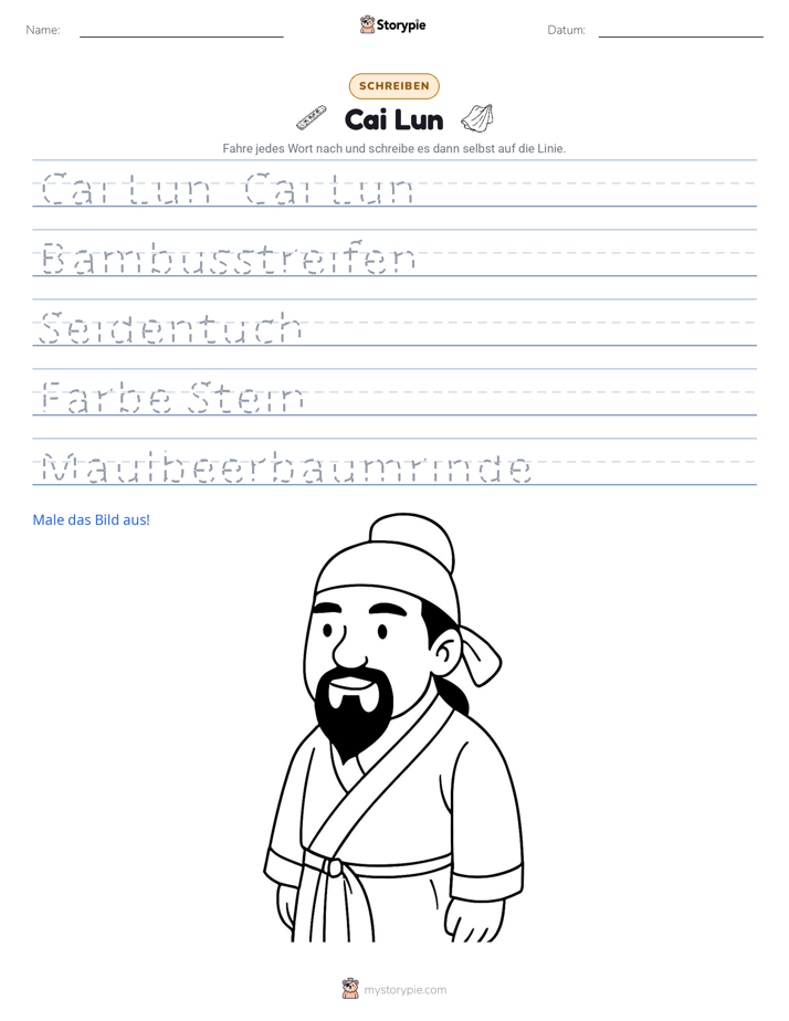 Schreibübung