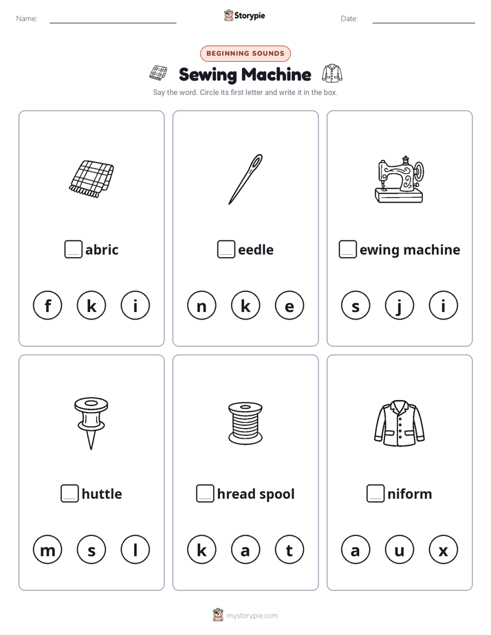 Beginning Sounds