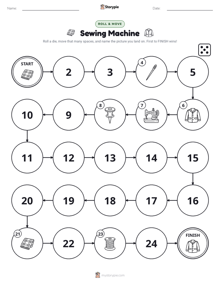 Roll & Move Game