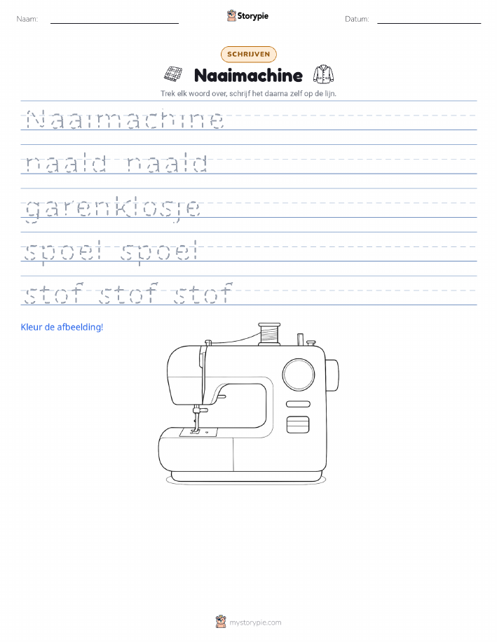 Schrijf Oefening