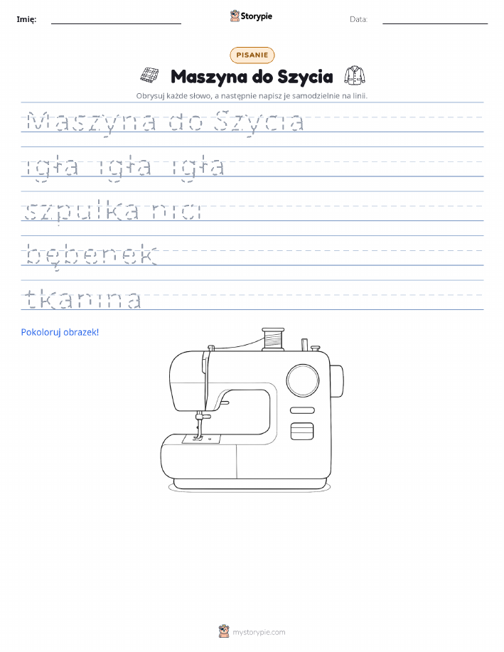 Ćwiczenie Pisania