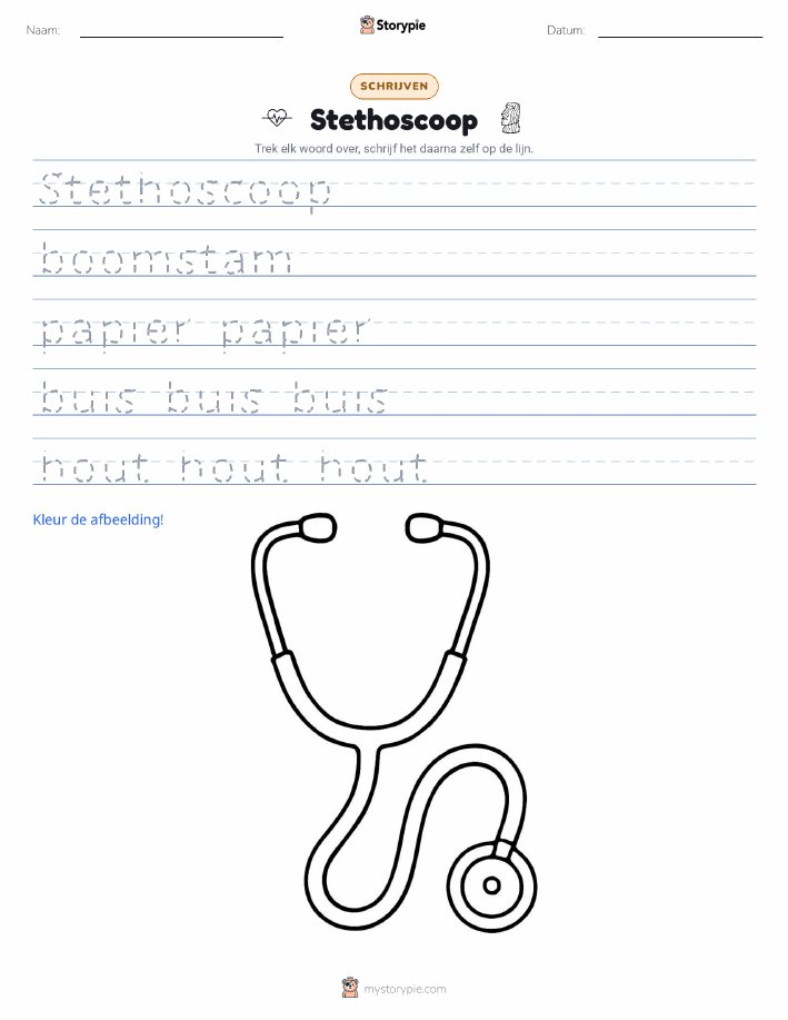 Schrijf Oefening