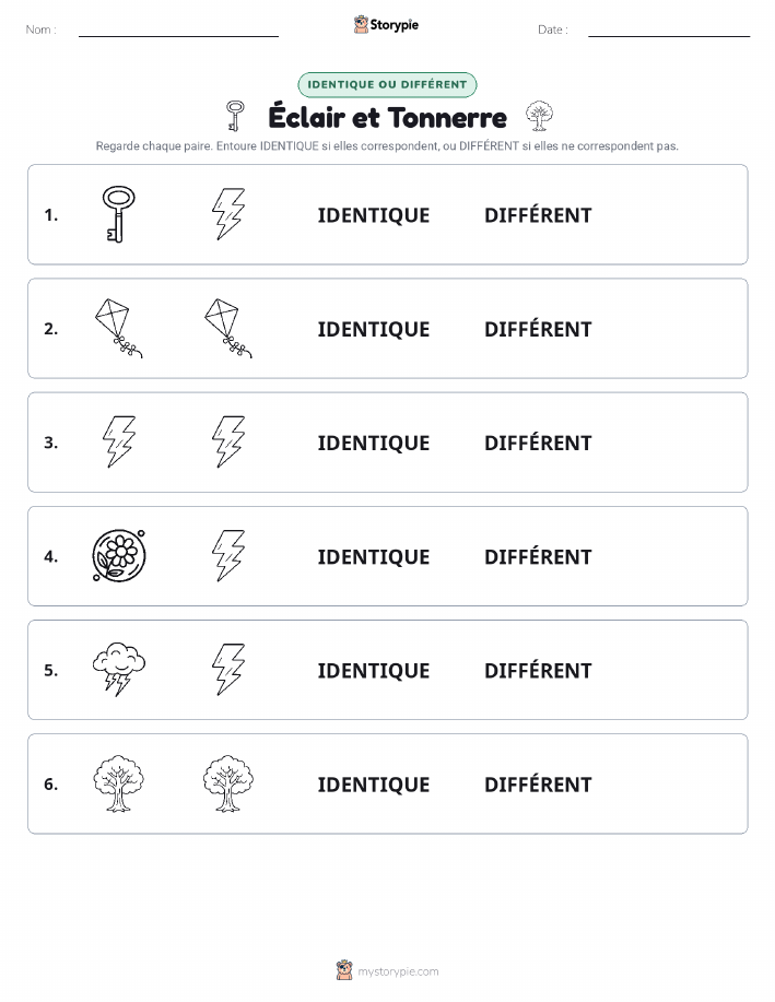 Identique ou Différent