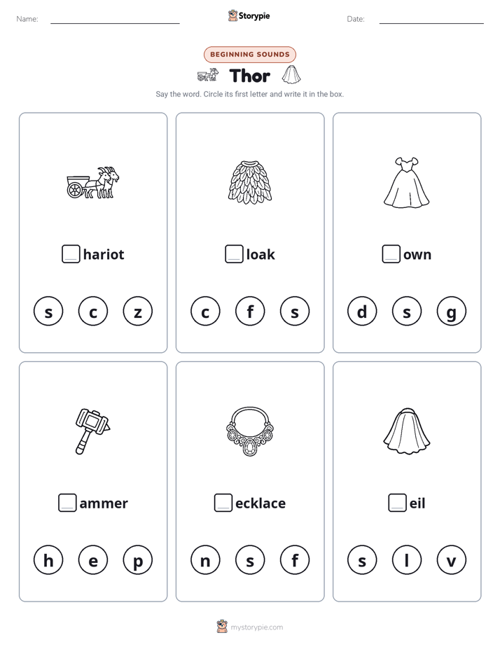 Beginning Sounds