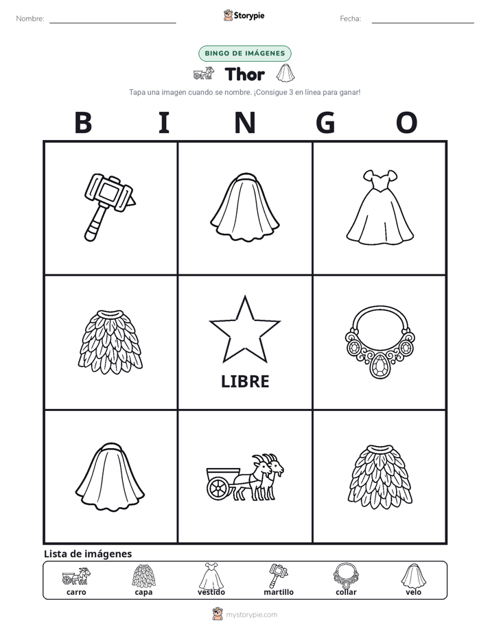 Bingo de Imágenes