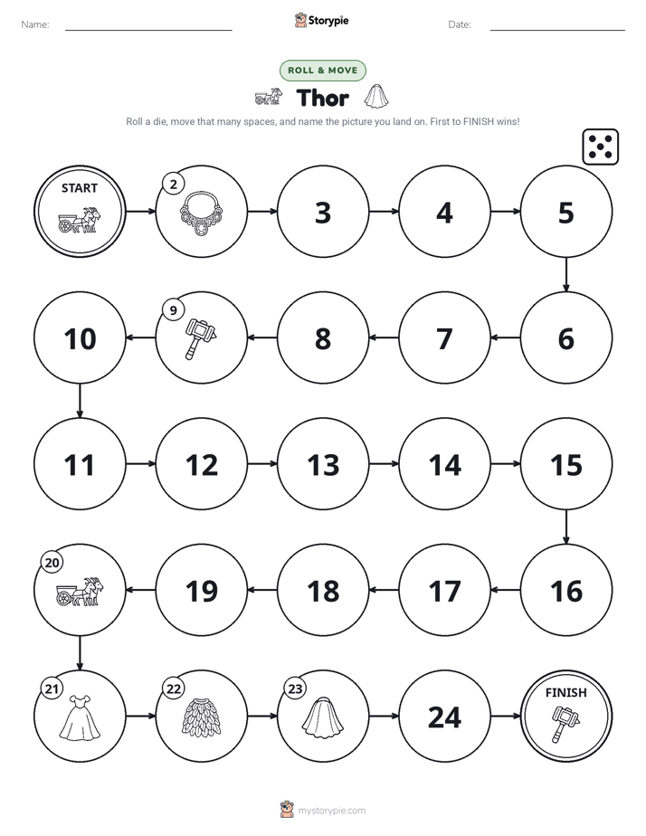 Roll & Move Game