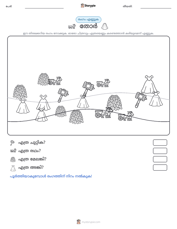 എണ്ണുന്ന ദൃശ്യങ്ങൾ