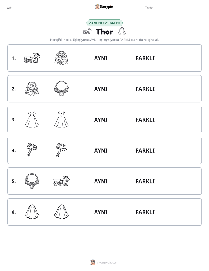 Aynı mı Farklı mı