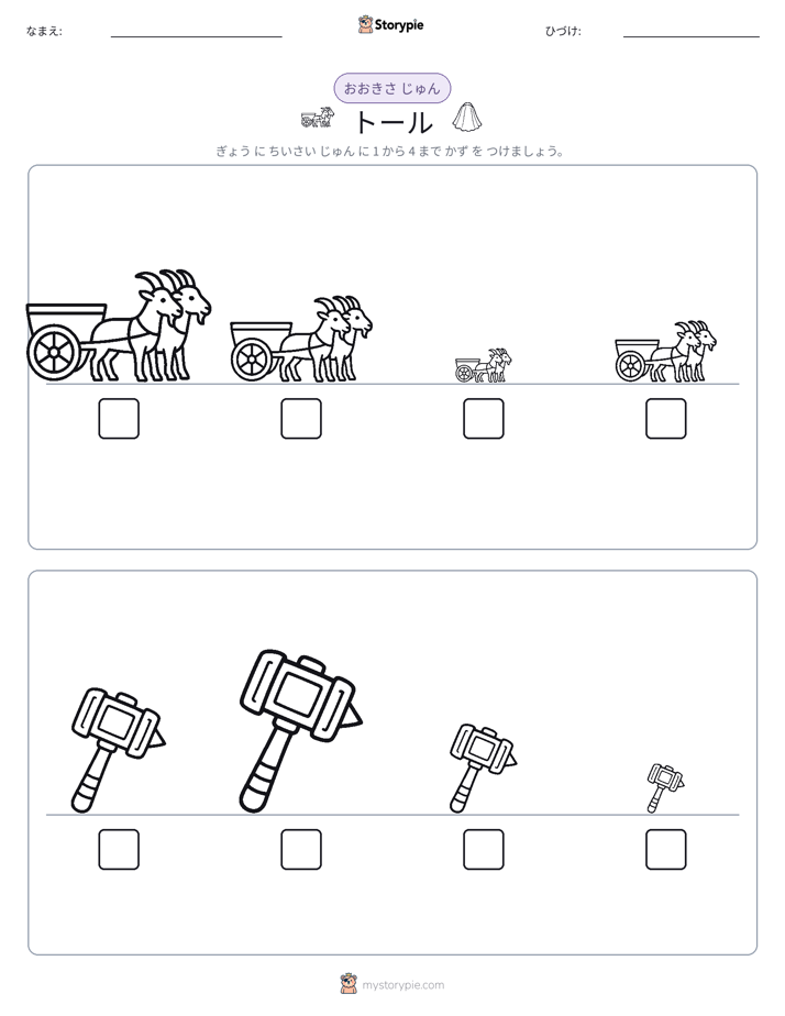 サイズ順