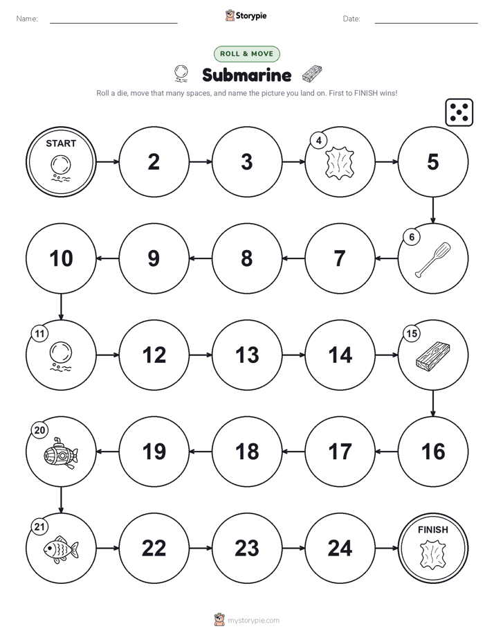 Roll & Move Game