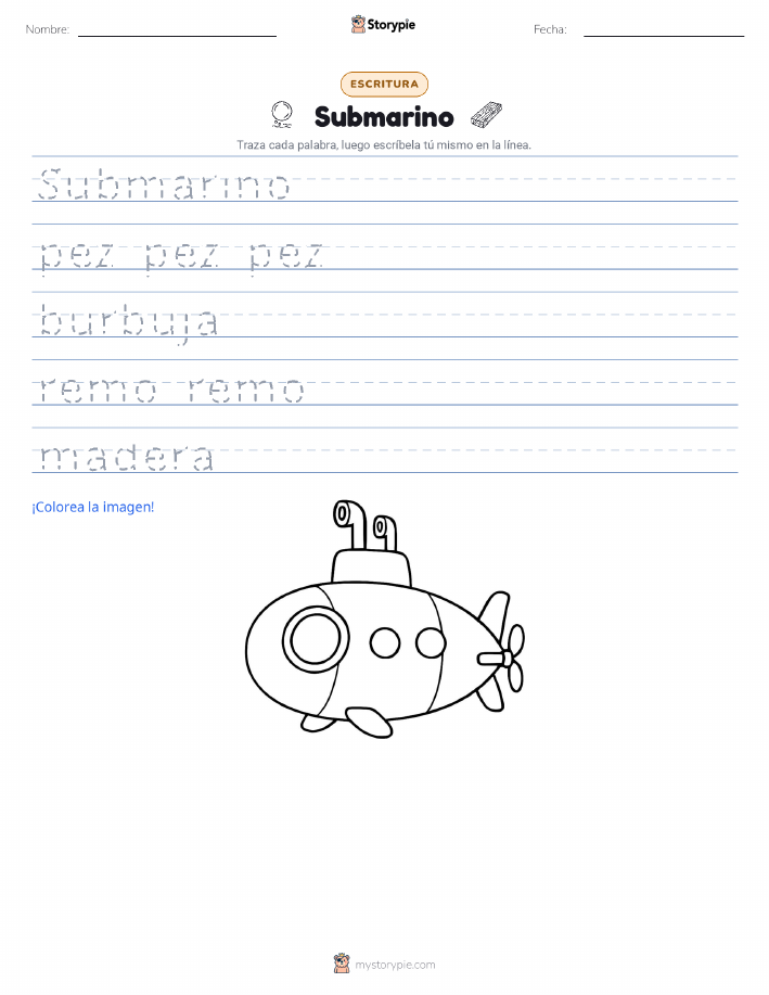 Práctica de Escritura