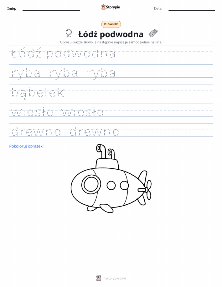 Ćwiczenie Pisania