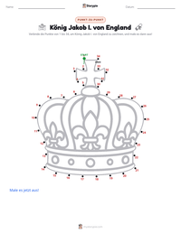 König Jakob I. von England druckbare Arbeitsblatt Vorschau