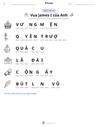 Xem trước tài liệu in sẵn Vua James I của Anh