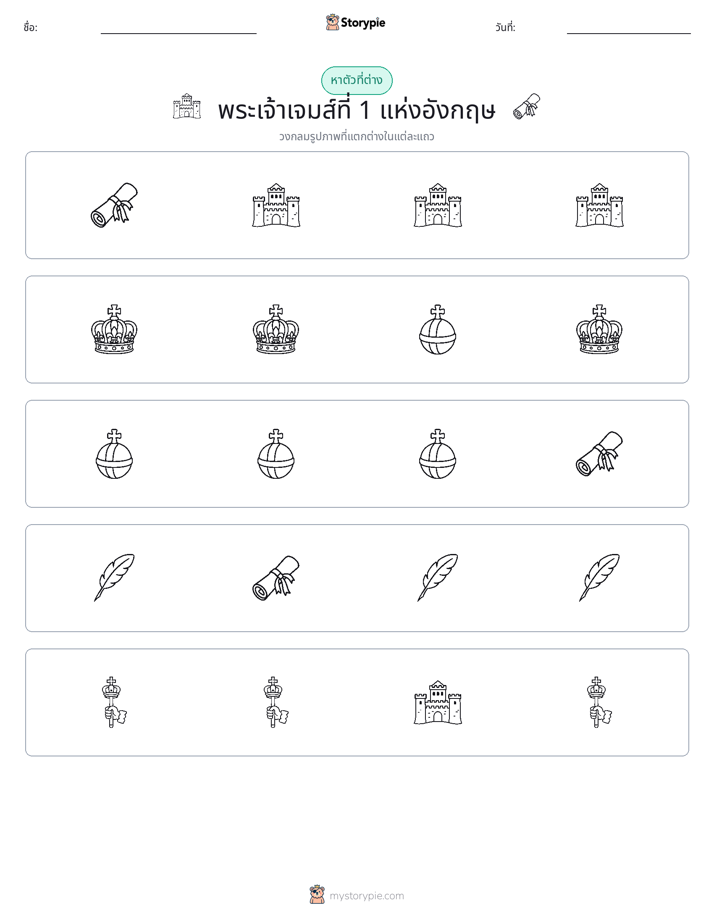ตัวที่แตกต่าง