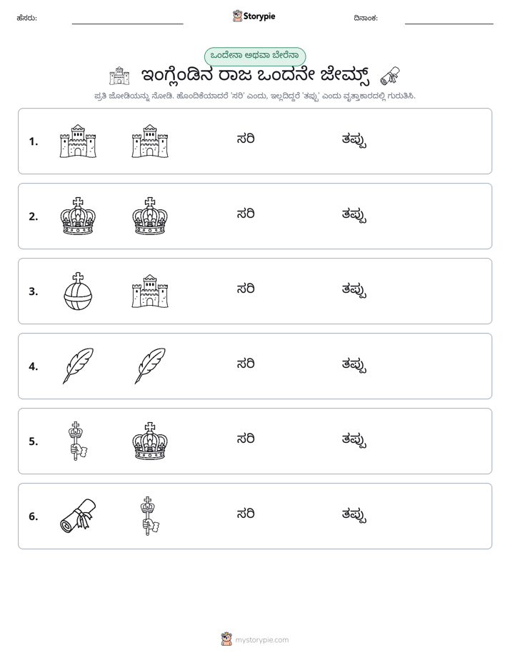 ಒಂದೇ ಅಥವಾ ವಿಭಿನ್ನ