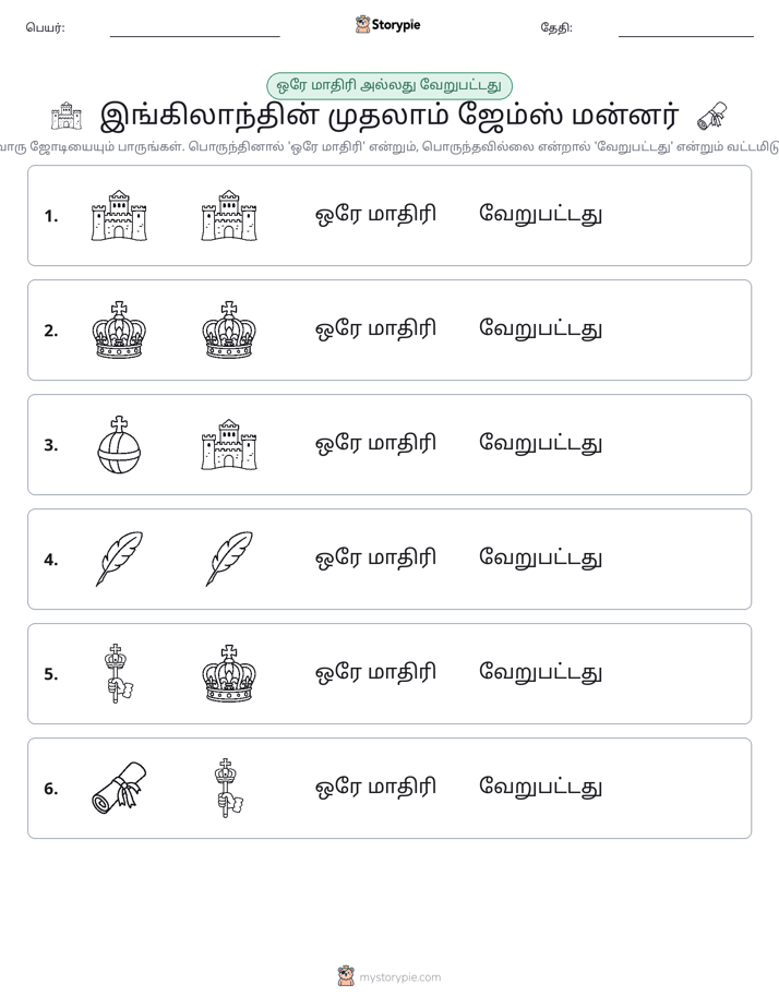 அதே அல்லது மாறுபட்டது